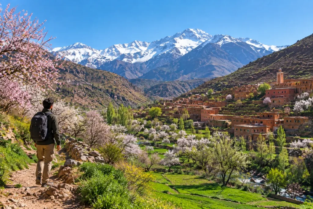 Best time to visit Morocco – Atlas Mountains in spring
