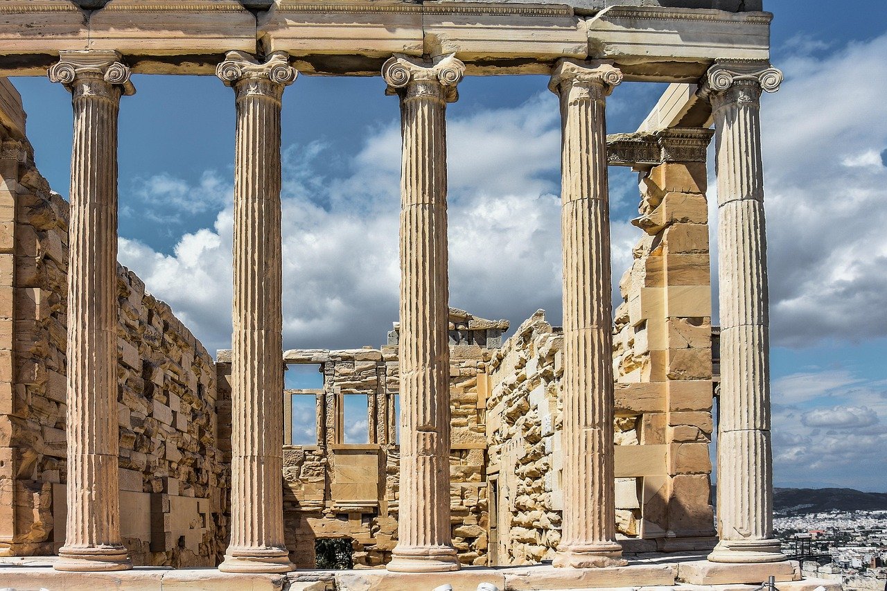 Athens acropolis ancient ruin