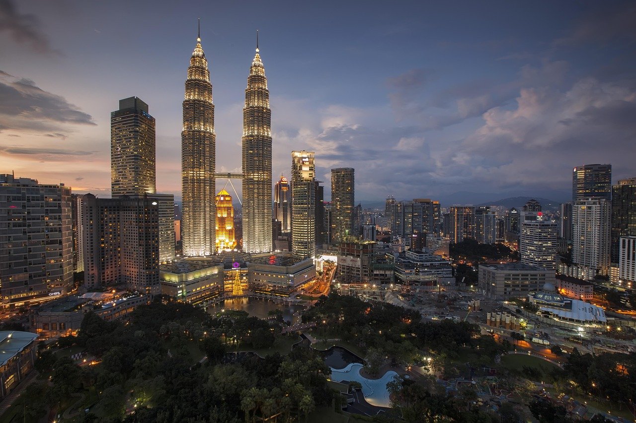 Kuala lumpur city skyline