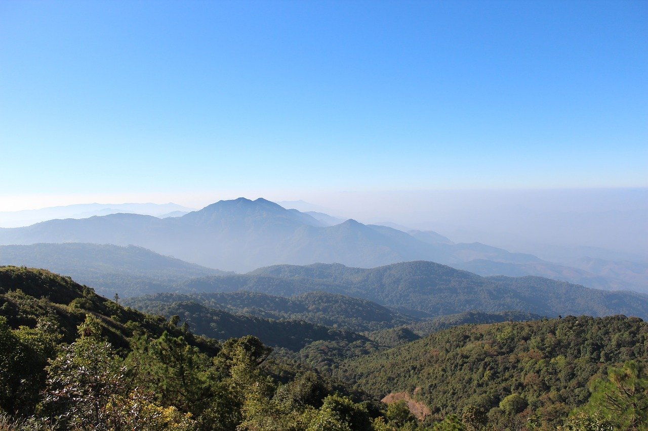 Chiang mai mountain landscape