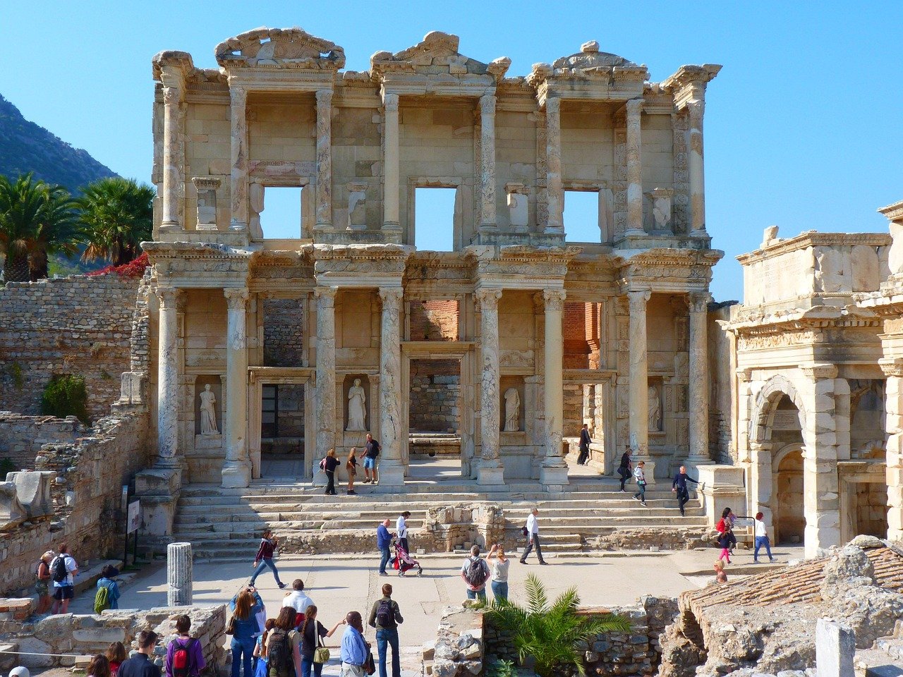 Ancient agora temple