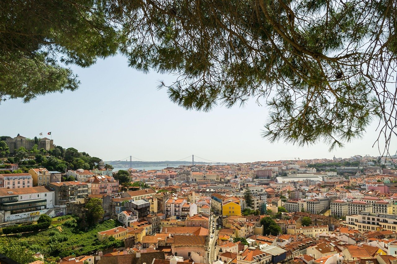 Miradouro viewpoint lisbon city