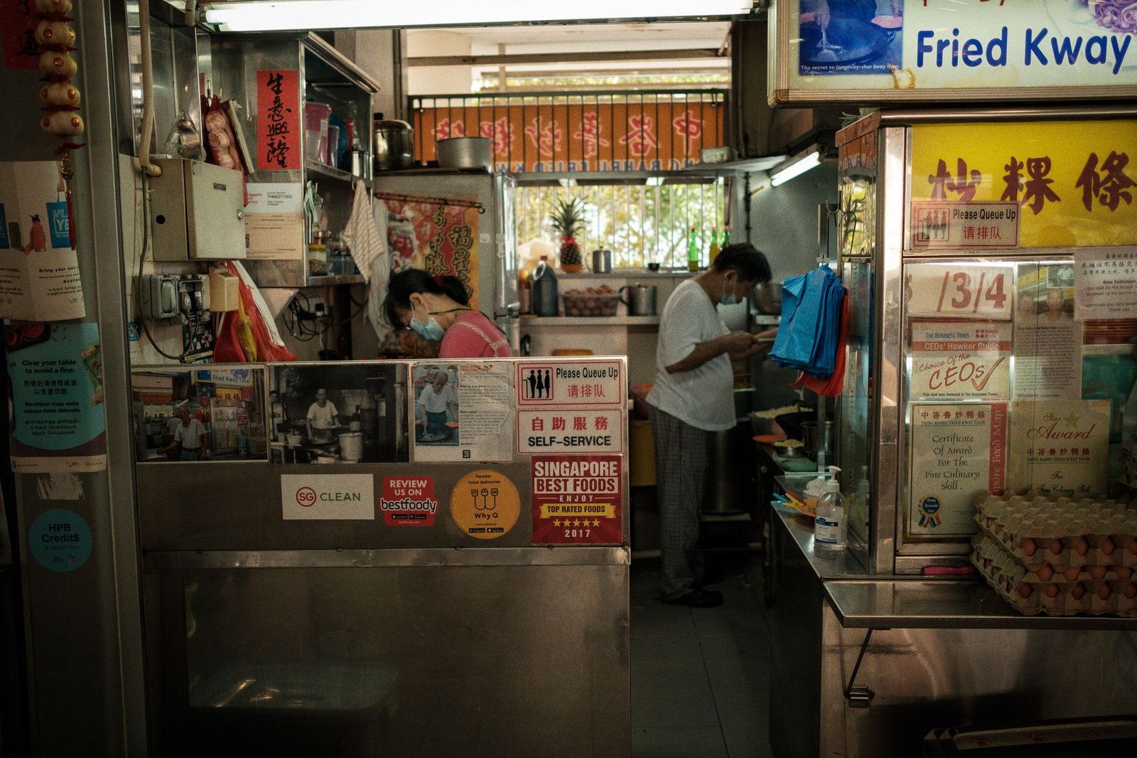 Penang hawker food stall