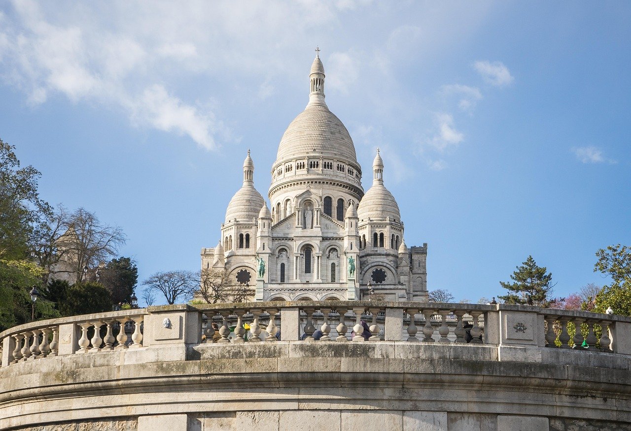 Montmartre rooftop view sacre-coeur
